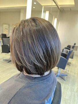 白髪ぼかしハイライト