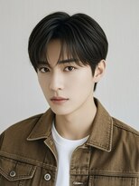 エイチ メンズ(H)&nbsp;テーパーフェードフレンチクロップラルフカールフェザーパーマ