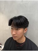 毛流れセンターパート/フェザーパーマ/ルーズショート