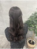 大人可愛い　ハーフツイン