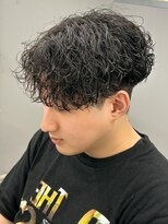 エルマーク 京都駅前(L-MARK) 波巻きツイスパ/サーフカール/メンズ/men's/メンズサロン/眉毛