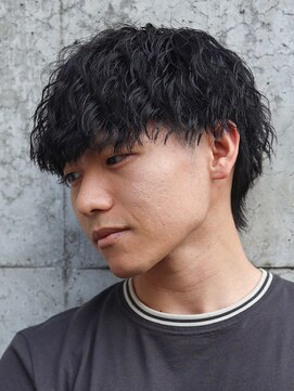 ハニー(HONEY) 縦落ちツイスパ/ツイストスパイラルパーマ/岡崎メンズパーマ