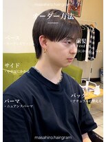 ディータ(Dita) 毛流れニュアンスシースルーラウンドマッシュ大宮メンズパーマ