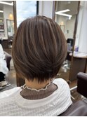 柔らかベージュハイライト