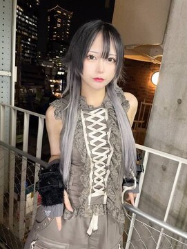 インク 渋谷(INK.) イメチェンヘアスタイルアンブレラカラーピンクベージュ