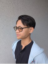 パウダーヘアー(powder hair)&nbsp;毛流れアップバング