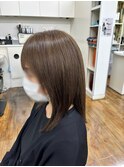 大人女性の髪質改善カラー　白髪対応！