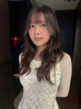 サンクマーケット 渋谷(cinq MARKET) 柔らかミルクティーブラウンのレイヤーカット