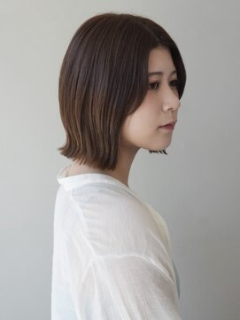 ヘアーループセラデザインワークス(Hair ruup Sela design works) 那覇/新都心 艶カラー×切りっぱなしボブ