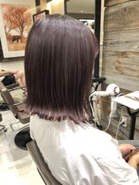 トルネード(TORNADO)&nbsp;外国人風ダブルカラー　透明感ピンクアッシュブラウンカラー☆