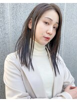 エトネ ヘアーサロン 仙台駅前(eTONe hair salon) 大人なぱつっとセミロング