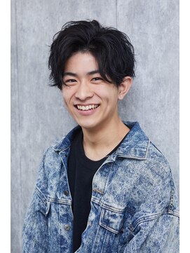 メンズサロンドットリアン(dot. lien) 【men’s salon dot. Tokyo】ゆるウェーブアップバング