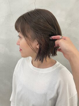 エンドリンク(endlink) 前下がりボブ×インナーカラー