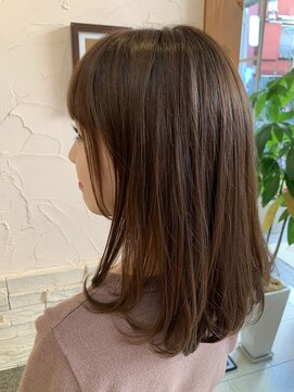大人かわいい 女性らしいふんわりミディ 代30代40代 L ヘアーアンドメイク エクリ 不動前店 Hair Make Equri のヘアカタログ ホットペッパービューティー