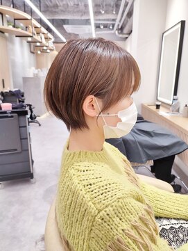 ロンドプロフィール 浦和(Lond profil) 【lond.海気】耳掛けショートボブ☆