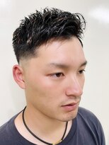 ヨシザワインク ハコザキ 水天宮前 日本橋人形町(YOSHIZAWA Inc.HAKOZAKI)&nbsp;スキンフェード/メッシュ/九一分け/モテ髪/バーバースタイル