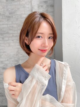 ジョエミバイアンアミ(joemi by Un ami) 【joemi】大人ガーリーチョコレートナチュラルショート(小倉太郎