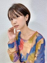 ハウスアンドヘアーワークス(House&Hair works) 前髪長め大人小顔ショート30代40代50代　藤沢