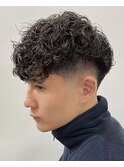 スペインカールフェードツイストスパイラルツイストパーマ