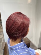 お顔の形が綺麗に見える【ひし形ショート】