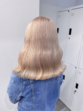 ペレ 栄店(PELE) 切りっぱなしボブ/エアリーロング/美髪/ピンクブラウン/栄