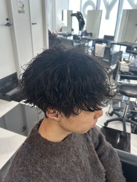 オーシャントーキョー(OCEAN TOKYO) メンズパーマツイスパ波巻きスパイラルマッシュセンターパート