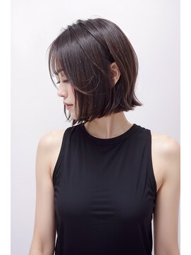 ウニレ バイ センス(unire by sense) 【飾磨/姫路】切りっぱなしボブ/顔まわりレイヤーカット