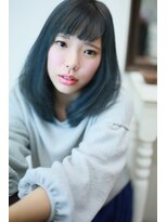 シャルティア(SHALLTIA)&nbsp;ダークグリーン【山口市美容室】【山口市ハイトーンカラー】