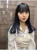 大人可愛い髪質改善カラーラベンダーベージュ