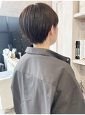 福山市美容室Caary襟足スッキリ！ピタッとタイトな春ショート