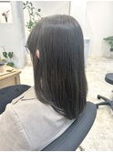 レイヤースタイル/ダークグレージュ/ダークカラー/髪質改善