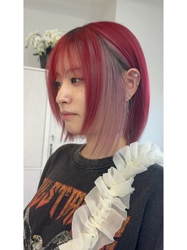 シャラ(Shala) インナーピンク×アンブレラ推しレッド