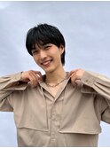 シースルーバング/ナチュラルウルフ