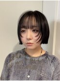 【井上】ストレートボブ癖毛おさまるボブ縮毛矯正