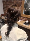 編みおろしスタイル