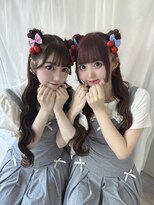 ユーフォリア エヌ 池袋サンシャイン通り店(Euphoria +n)&nbsp;お揃いで可愛い双子くまちゃんヘア♪