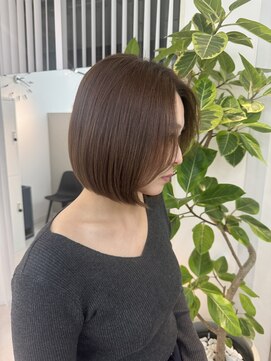 オン(on.) 透明感カラー　髪質改善トリートメント