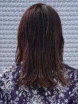 アース 溝の口店(HAIR&MAKE EARTH)&nbsp;外ハネミディアム[溝の口/髪質改善/縮毛矯正/白髪ぼかし]