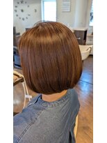 ツヤイロ 島田店&nbsp;メルティ―カラーフェミニンロング似合わせカットマッシュボブ