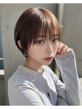 サンド 池袋 2nd(sand) ナチュラルマッシュ#ストレート#チェリーブラウン