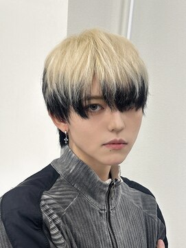 アドネ プライム(adne prime) メンズエンドカラー ホワイトブロンド