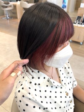 ケンジ 平塚ラスカ店(KENJE) 暖色カラー/デザインカラー/ピンクカラー/平塚【相原美紅】