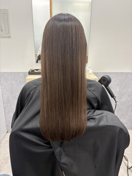 フレームプラス 御堂筋難波店(FRAME +) 髪質改善カラーで艶髪に
