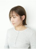 挑戦しやすい切りっぱなしのボブ◎高松