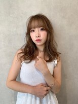 シエ バイ ケンジ 湘南台(sie by KENJE)&nbsp;フェイスフレーミングカラー♪　前髪あり　レイヤーロング♪