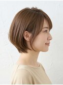 【小顔効果◎】大人可愛い内巻きナチュラルショートボブ