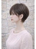 ナチュラルブラウン くびれショート