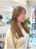 ベージュカラー/ブリーチ/レイヤーカット/髪質改善/立川