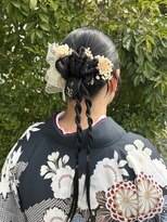 ハノン(Hanon) カチモリ×ロープ編みアレンジ