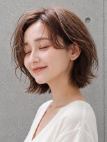 トゥルートラスト アン 下石田店(True Trust un)&nbsp;ミディアム 外ハネ ワンホンレイヤー ピンクブラウン